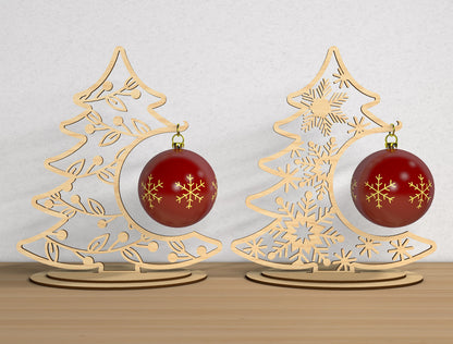 Christmas Ornament Display Stand SVG Bundle 22 Laser Cut Designs