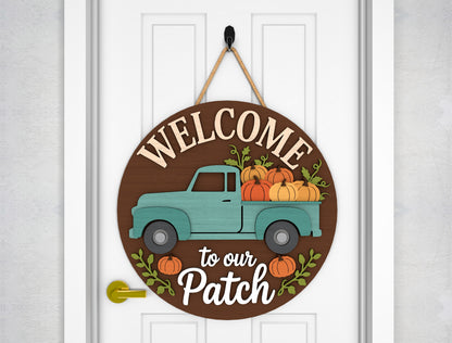 Fall Scarecrow and Truck Door Hanger SVG Bundle for Glowforge xTool LightBurn 6 Designs