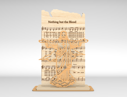 Christian Cross Tabletop Decor SVG Jesus Silhouette Bundle for Glowforge