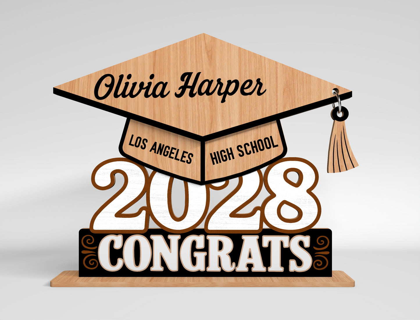 Personalized Graduation Table Sign SVG for xTool and Glowforge
