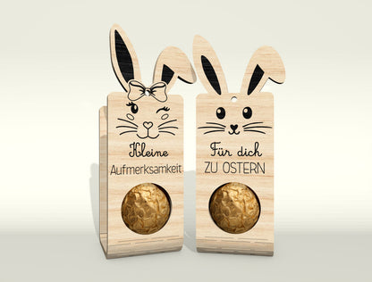 Easter Bunny Chocolate Holder SVG Bundle 25 Designs for Glowforge and xTool