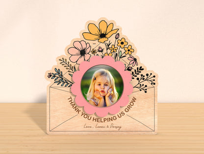 Mom Photo Frame Stand SVG Bundle Floral for xTool and LightBurn
