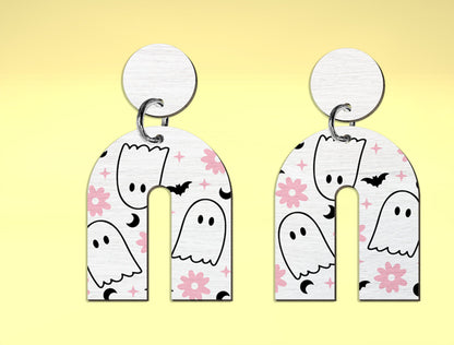 Halloween Arch Earrings SVG Bundle 5 Pairs for Glowforge xTool LightBurn