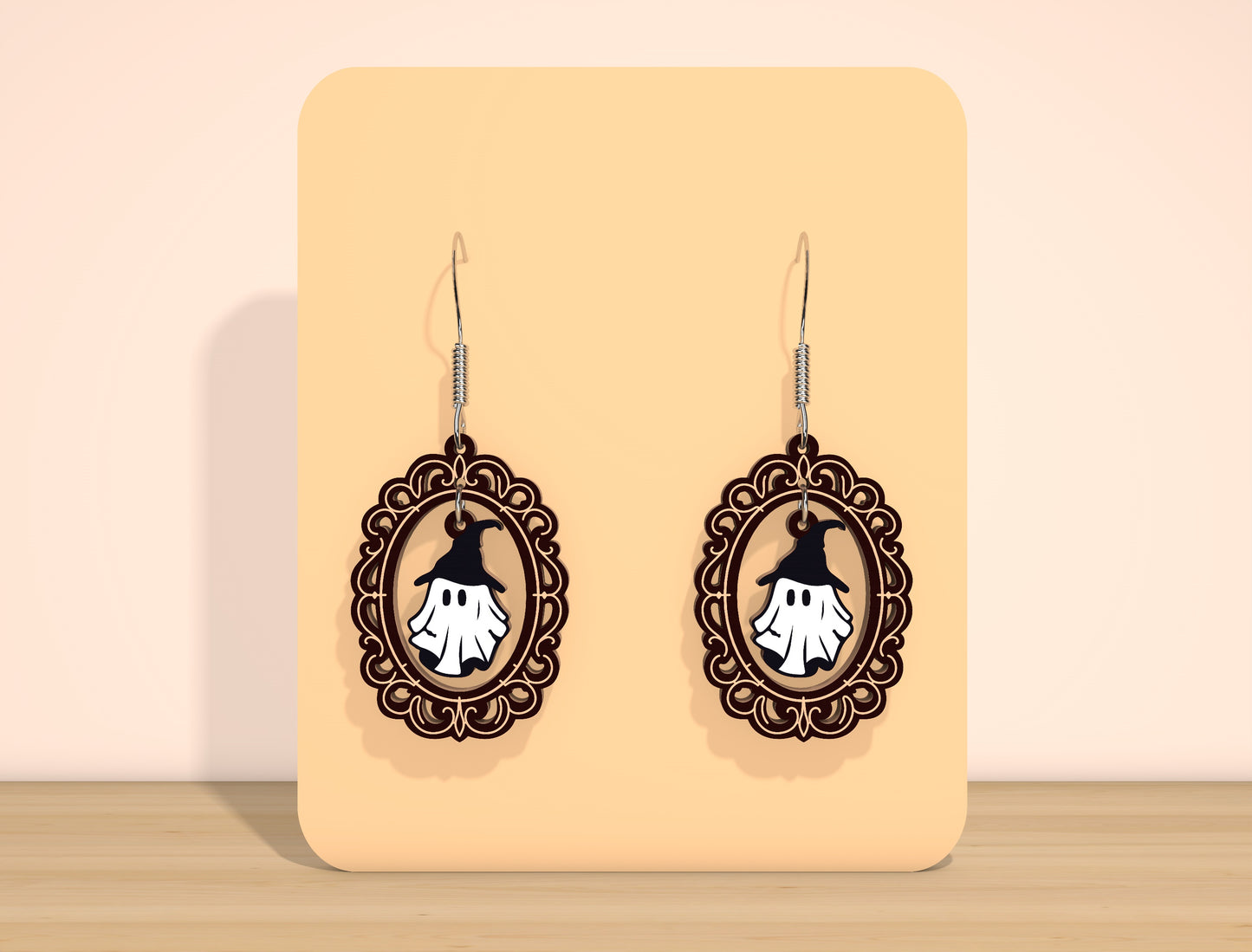 Ghost Earrings SVG Bundle for Glowforge xTool LightBurn