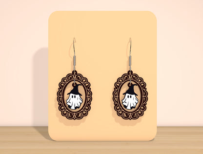 Ghost Earrings SVG Bundle for Glowforge xTool LightBurn