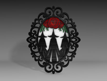 Halloween Gothic Frame SVG Bundle for Glowforge xTool LightBurn | 5 Designs