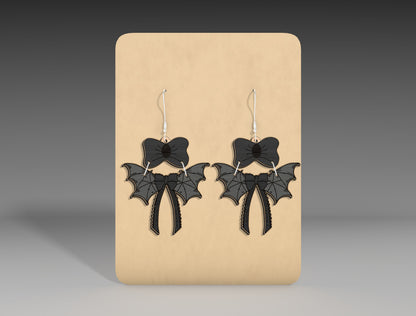 Halloween Ghost Bow Earrings SVG Bundle 11 Designs for xTool Glowforge LightBurn