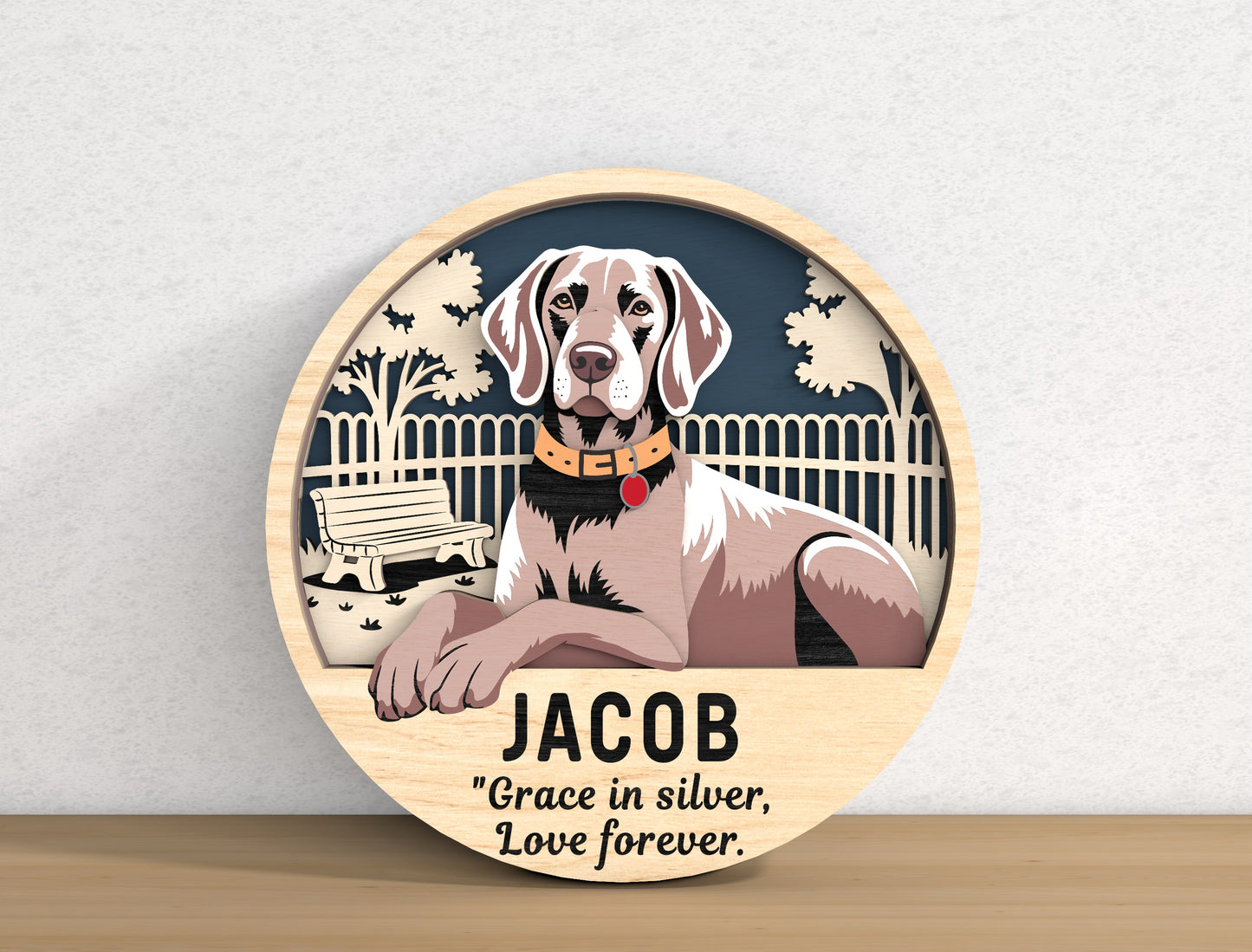 Dog Memorial Sign SVG Bundle for Glowforge, xTool, or LightBurn