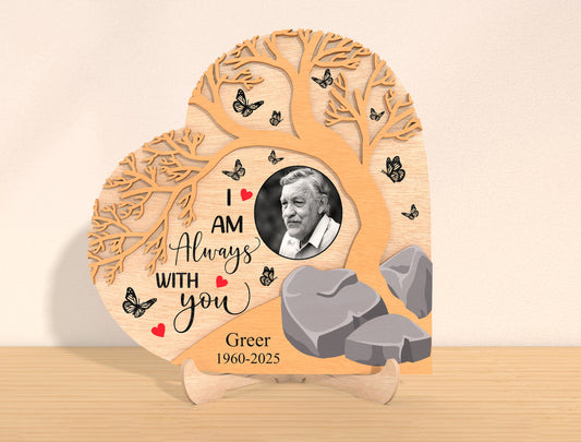 Tree Photo Memorial Sign SVG Laser Cut File for Glowforge