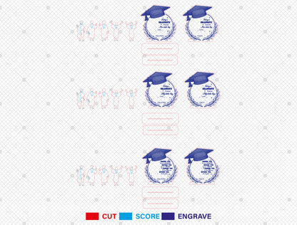 Personalized Graduation Boy Sign SVG for xTool and LightBurn