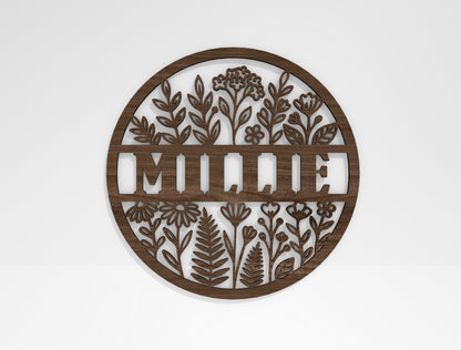 Animal Name Sign SVG Bundle Laser Cut File for Glowforge and xTool