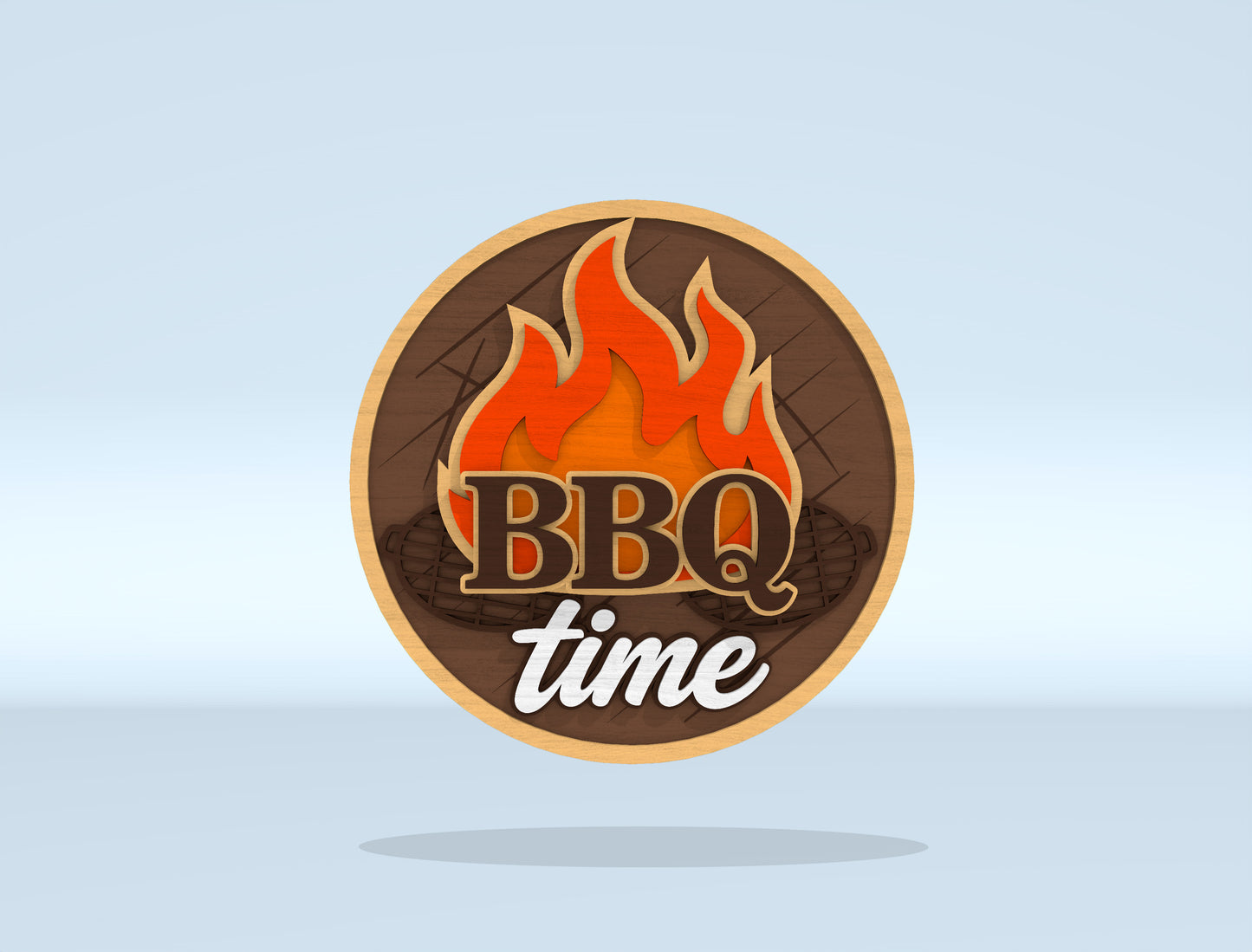 BBQ Grill Sign Bundle SVG Laser Cut File for xTool and Glowforge