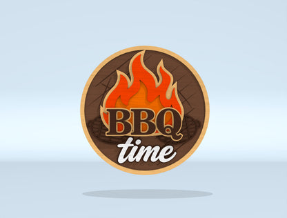 BBQ Grill Sign Bundle SVG Laser Cut File for xTool and Glowforge