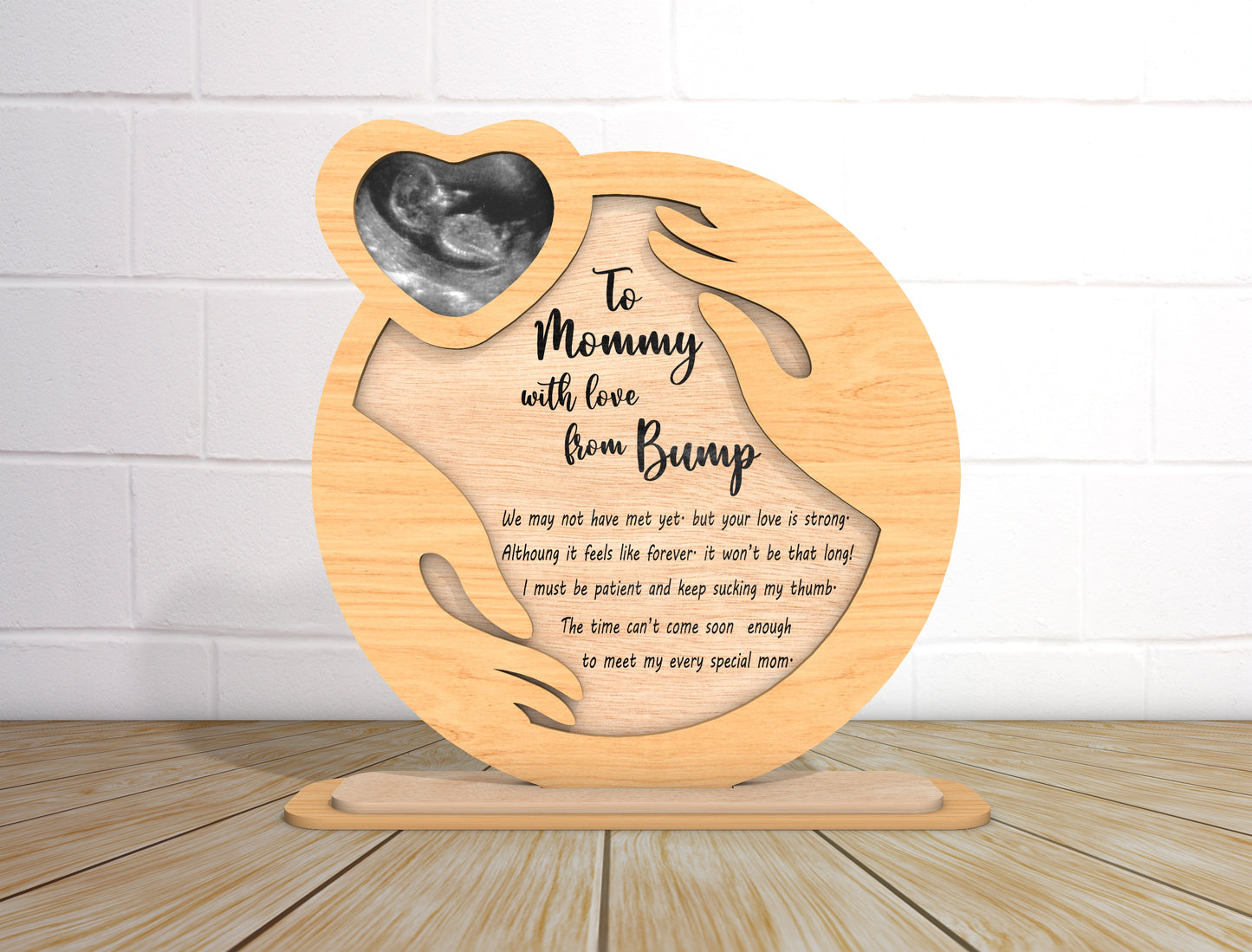 Our First Mother's Day Photo Frame SVG for Glowforge and xTool