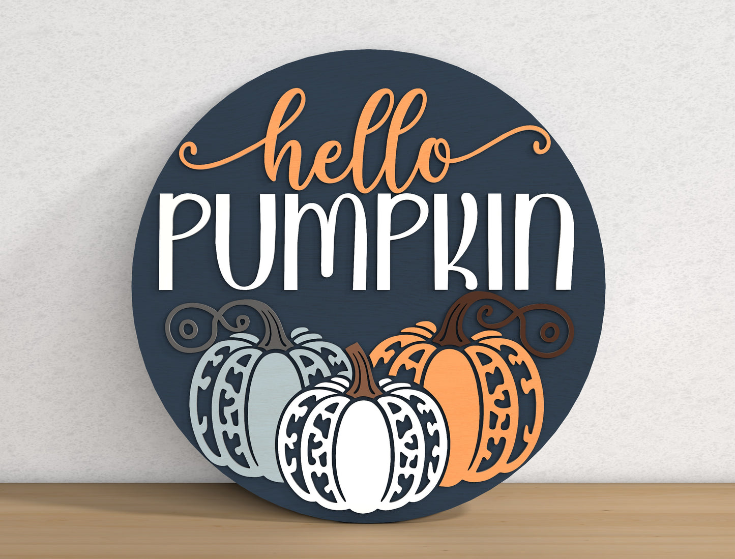Happy Fall Yall Door Hanger SVG Bundle for Glowforge xTool LightBurn 9 Designs