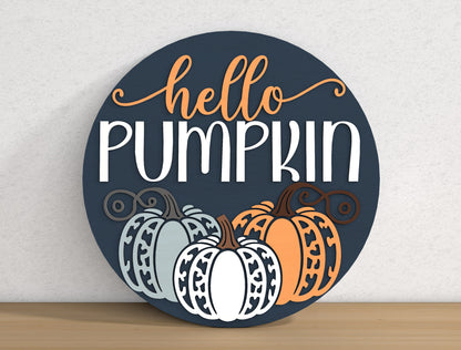 Happy Fall Yall Door Hanger SVG Bundle for Glowforge xTool LightBurn 9 Designs