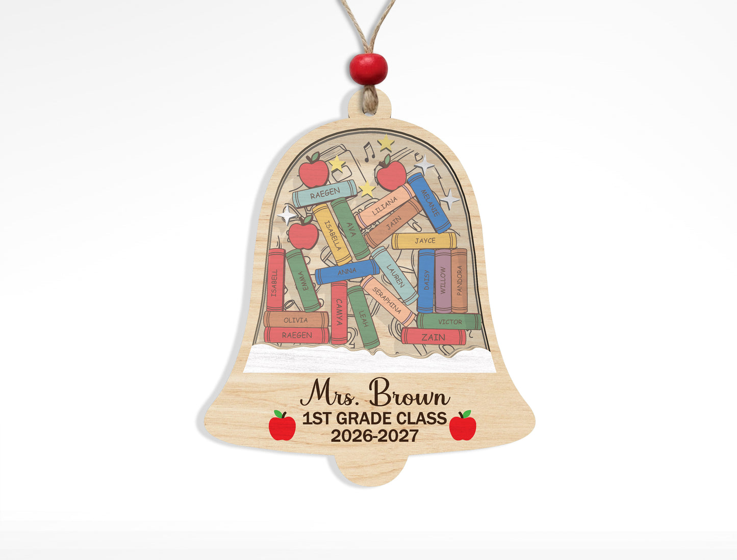 Personalized Teacher Shaker Sign SVG Bundle Laser Cut File for Glowforge and xTool