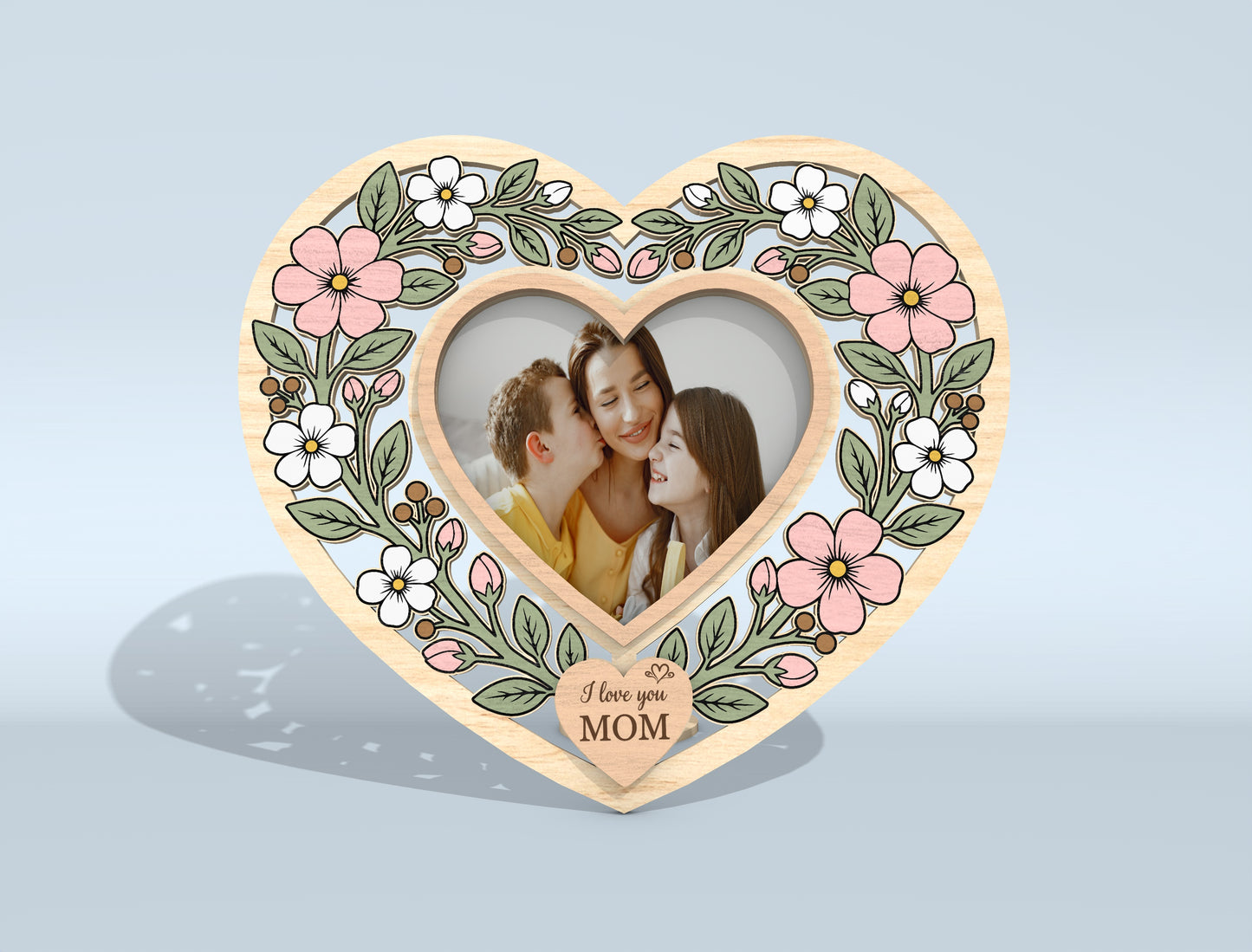 Intricate Pattern Photo Frame SVG Bundle Mother's Day for Glowforge