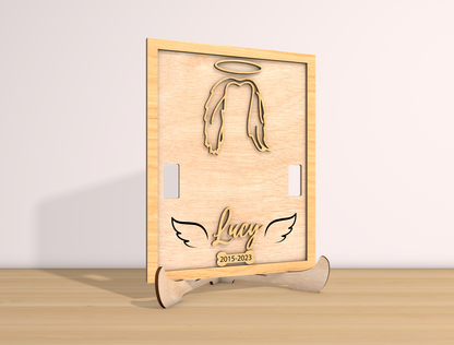 Dog Memorial Collar Holder SVG Laser Cut File for Glowforge