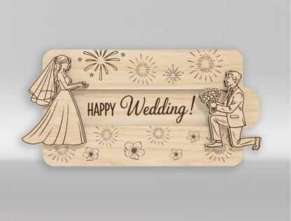 Sliding Gift Card Holder SVG Bundle 9 Designs for Glowforge and xTool