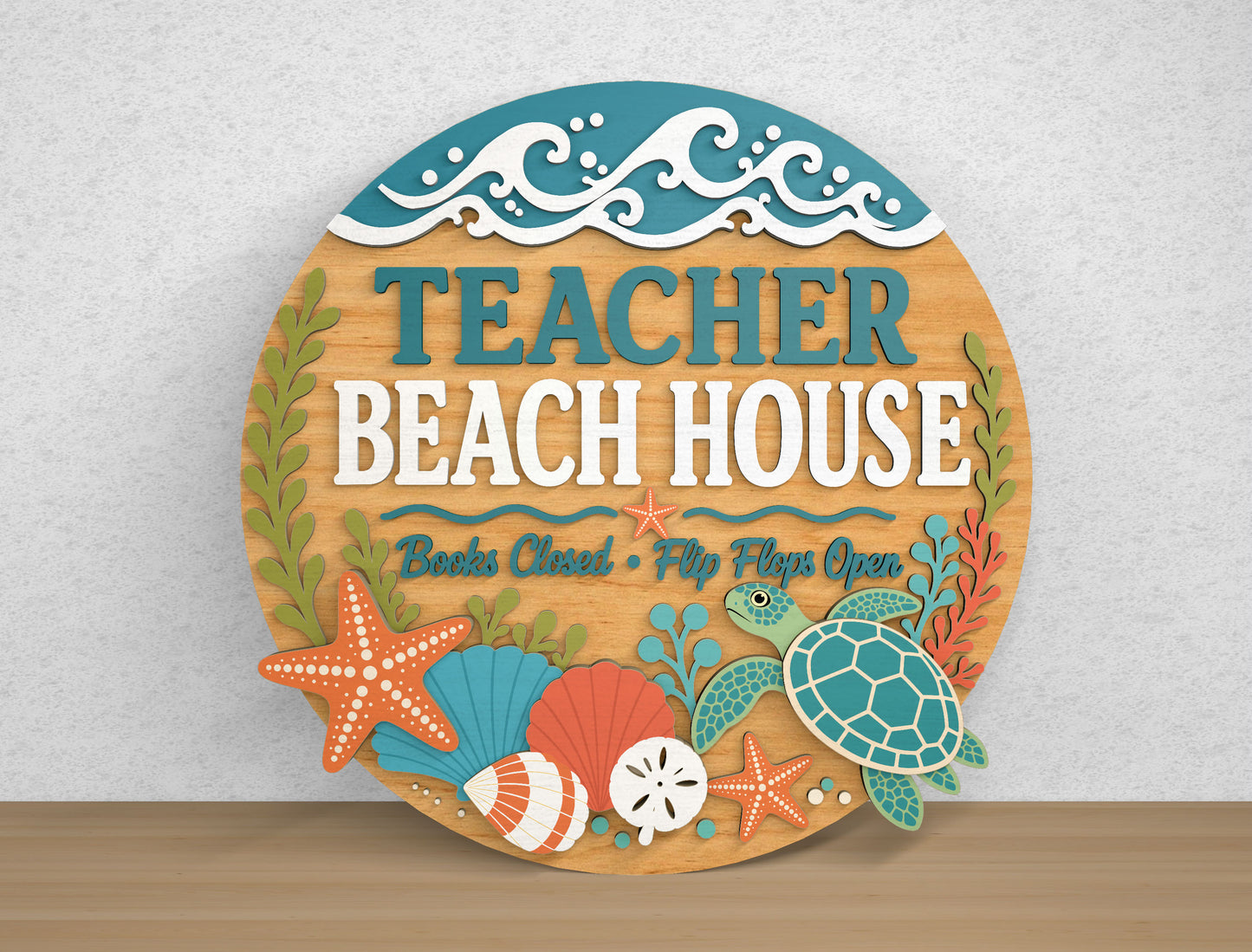 Teacher Door Hanger SVG Bundle for Glowforge xTool LightBurn