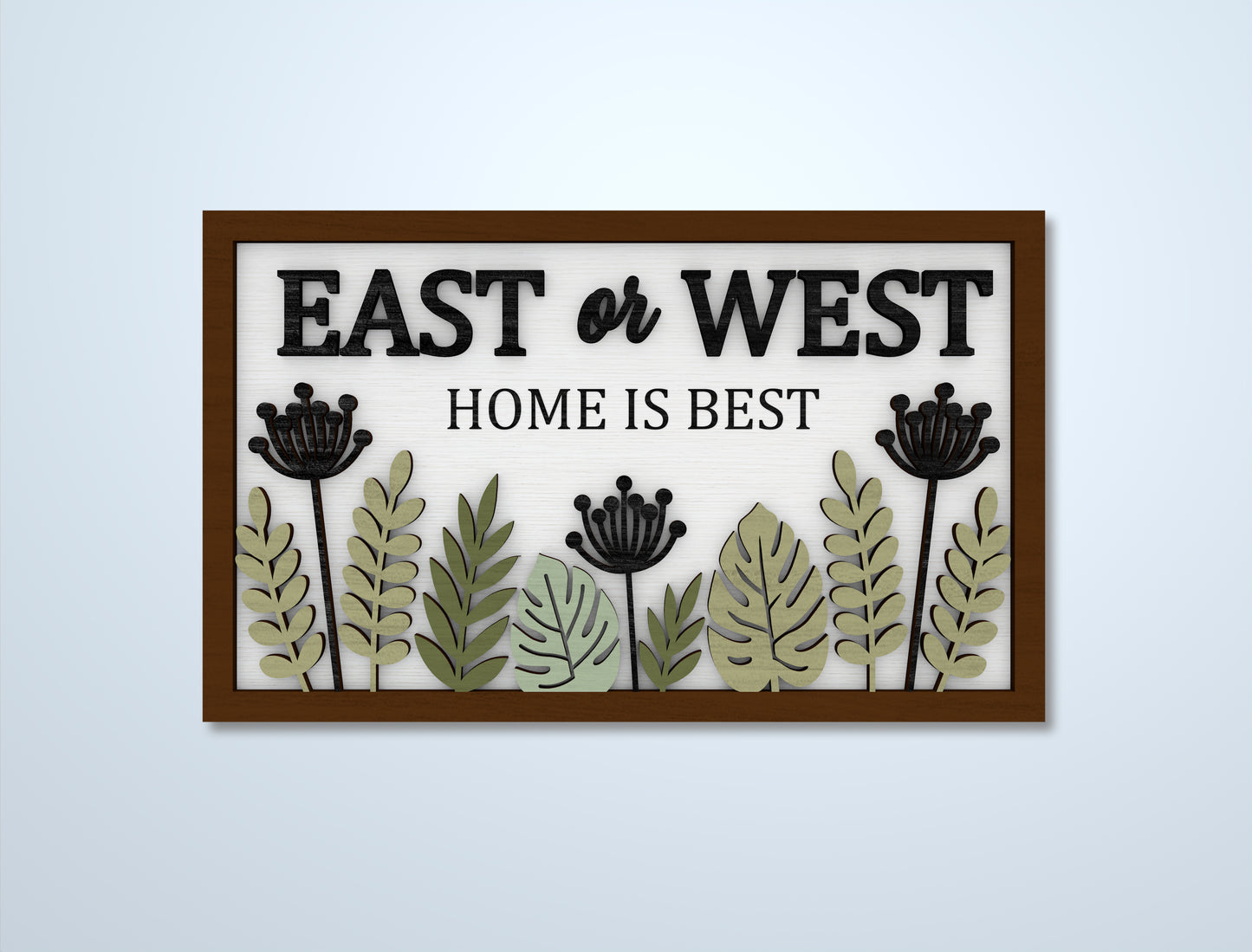 Home Sign SVG Bundle Laser Cut File for LightBurn and Glowforge