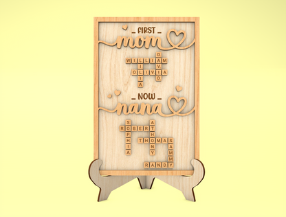 Baby Birth Stats Name Sign SVG Bundle for Glowforge and xTool