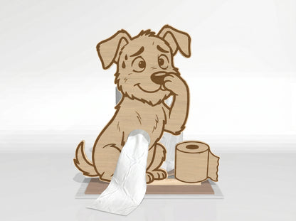 Animal Toilet Paper Holder SVG Bundle for Glowforge and xTool