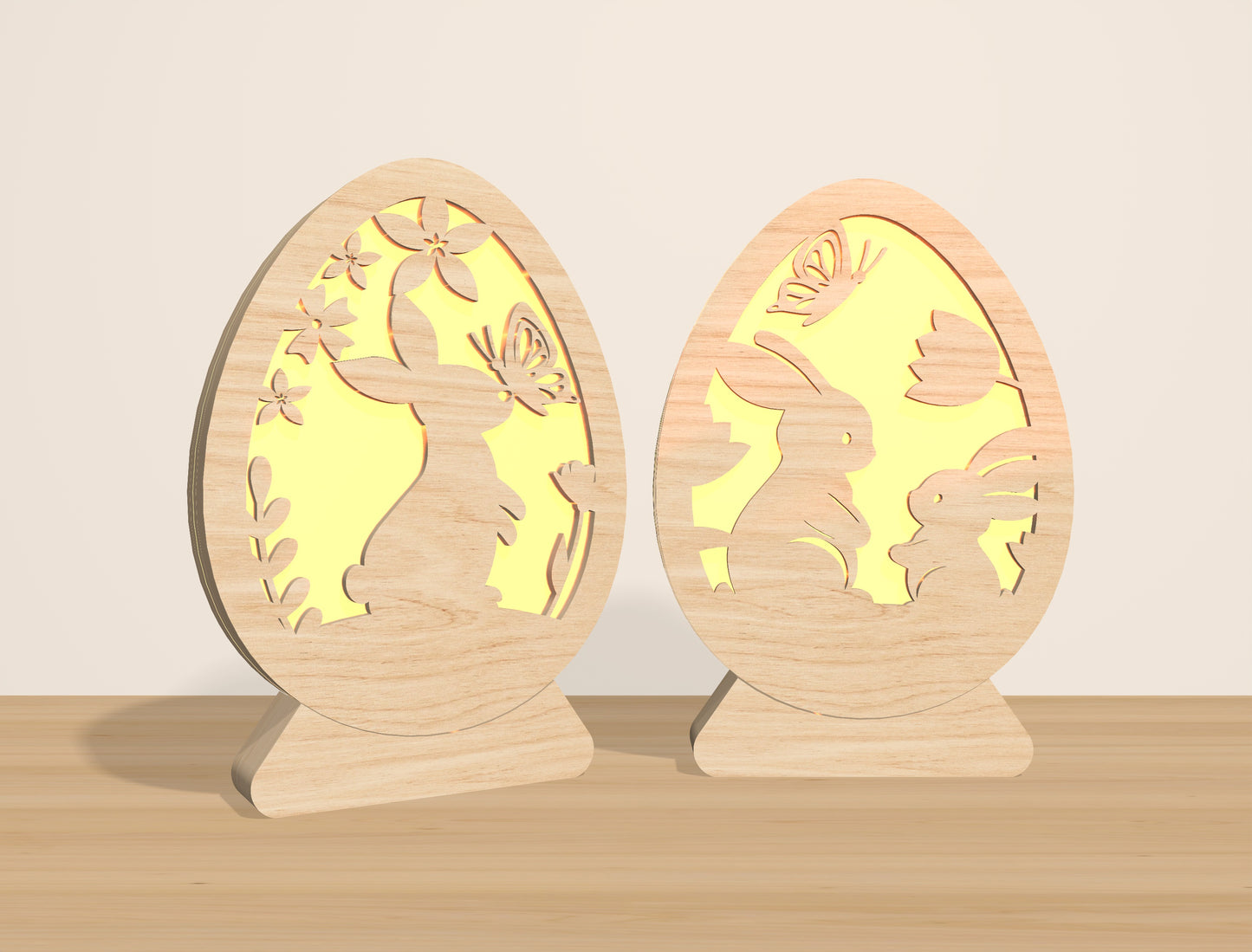 Easter Egg Lantern Light Box SVG Bundle 15 Designs for LightBurn and xTool