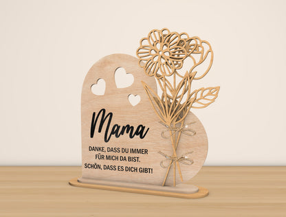 Mama Flower Plaque SVG Bundle 15 Flowers for Glowforge and xTool