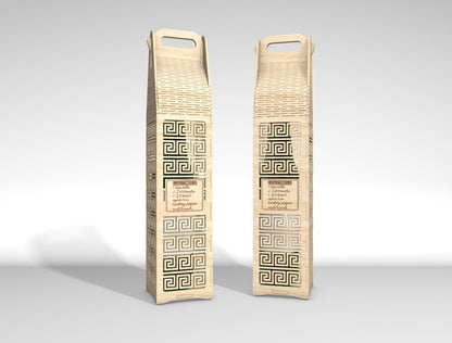 Wine Bottle Gift Box SVG Laser Cut File for Glowforge and LightBurn