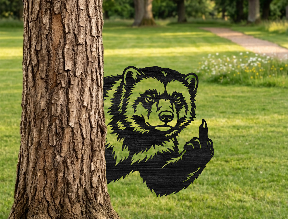 Funny Middle Finger SVG Peeking Animal Bundle