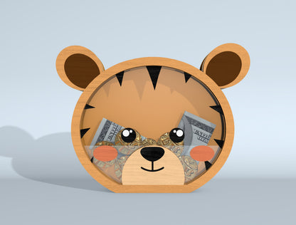 Animal Piggy Bank SVG Bundle Laser Cut File for xTool and Glowforge
