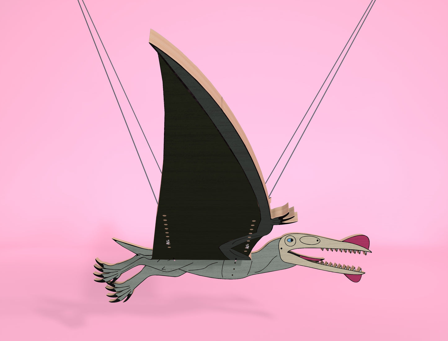 Pterodactyl SVG Bundle Flying Dinosaur Laser Cut File for Glowforge
