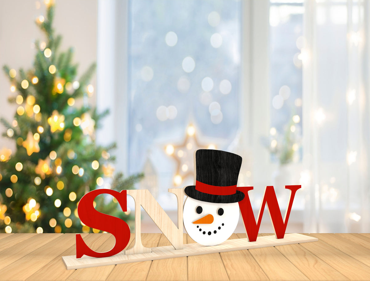 Christmas Word Decor SVG Bundle Laser Cut Designs
