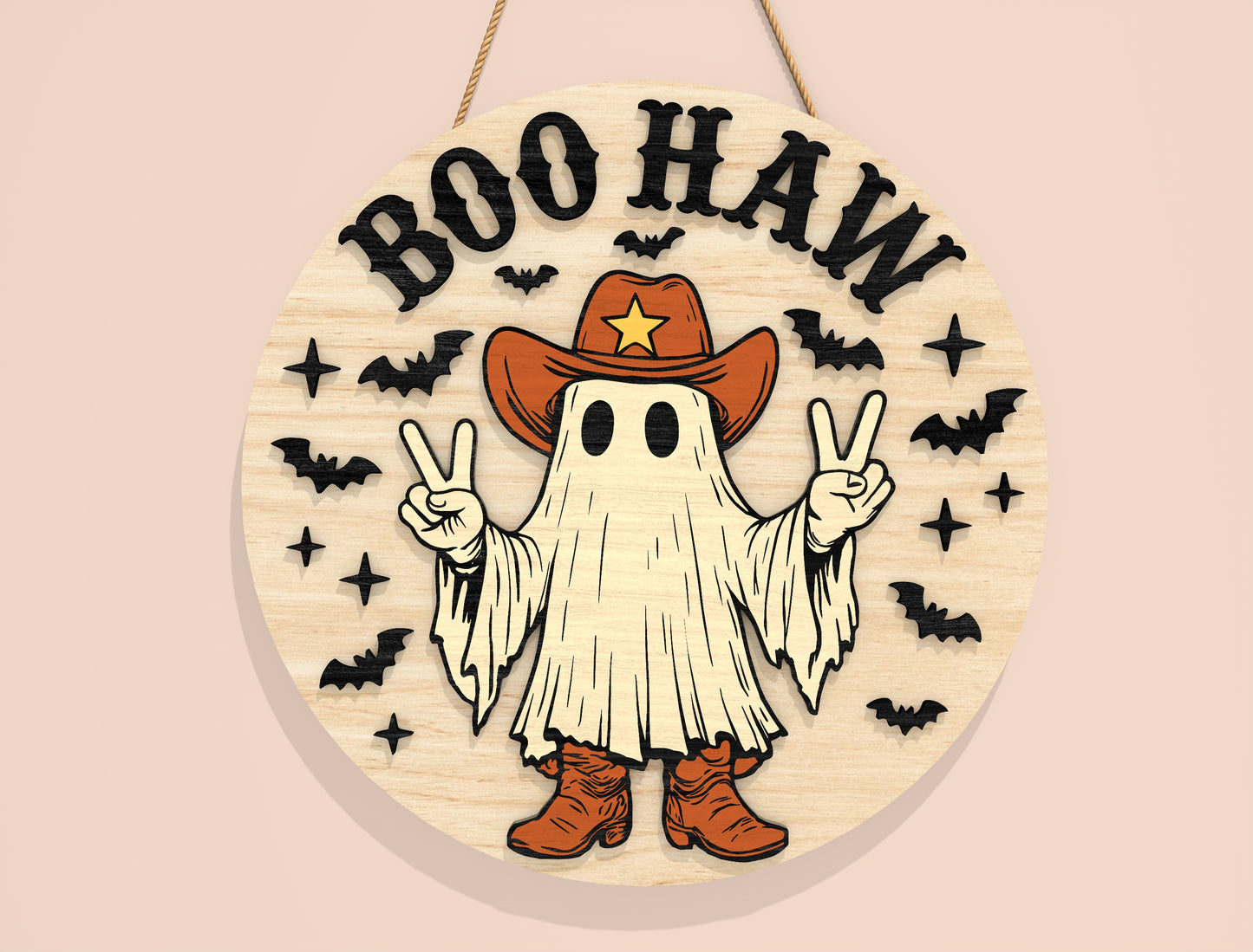 Howdy Halloween SVG Bundle Laser Cut File | 6 Western Halloween Designs | Funny Cowboy Decor | Glowforge, xTool, LightBurn, etc.