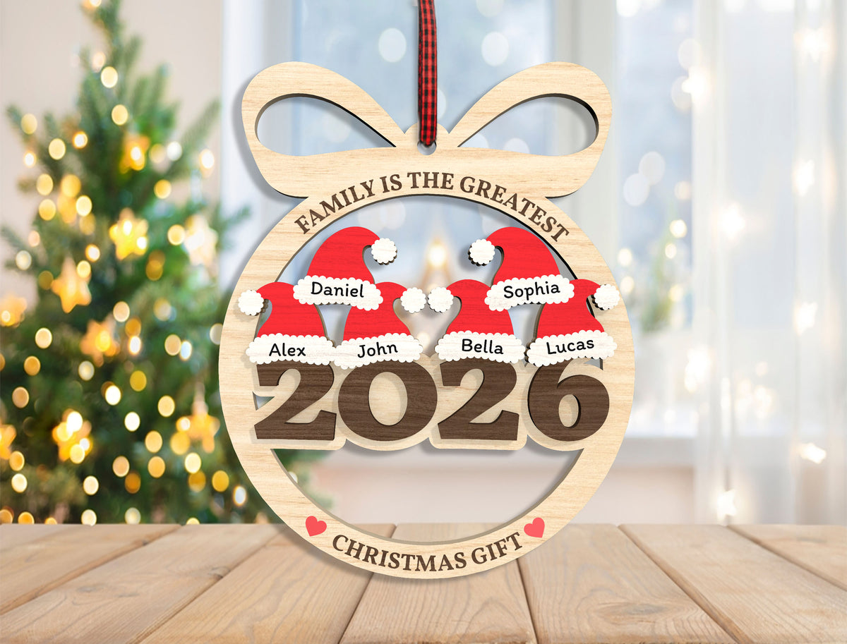 Family Is The Greatest Christmas Gift Ornament SVG Bundle 6