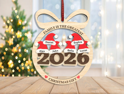Family Is The Greatest Christmas Gift Ornament SVG Bundle 6