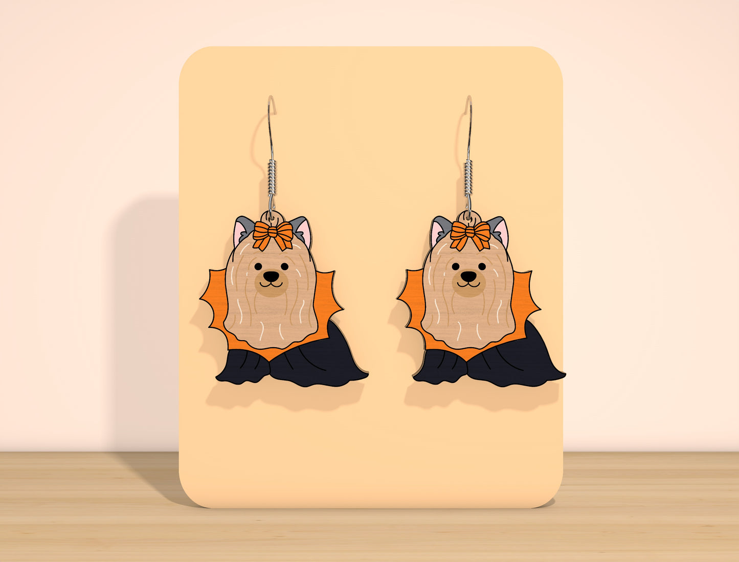 Halloween Dog Earrings SVG Bundle for Glowforge xTool LightBurn 10 Designs