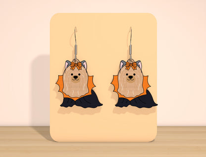 Halloween Dog Earrings SVG Bundle for Glowforge xTool LightBurn 10 Designs
