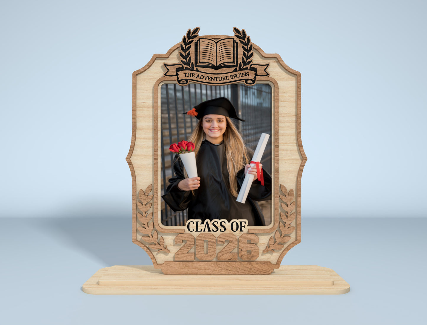 Graduation Photo Frame SVG Bundle Laser Cut File for LightBurn and xTool