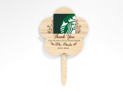 Teacher Gift Card Holder SVG Bundle Laser Cut File for Glowforge, xTool, or LightBurn