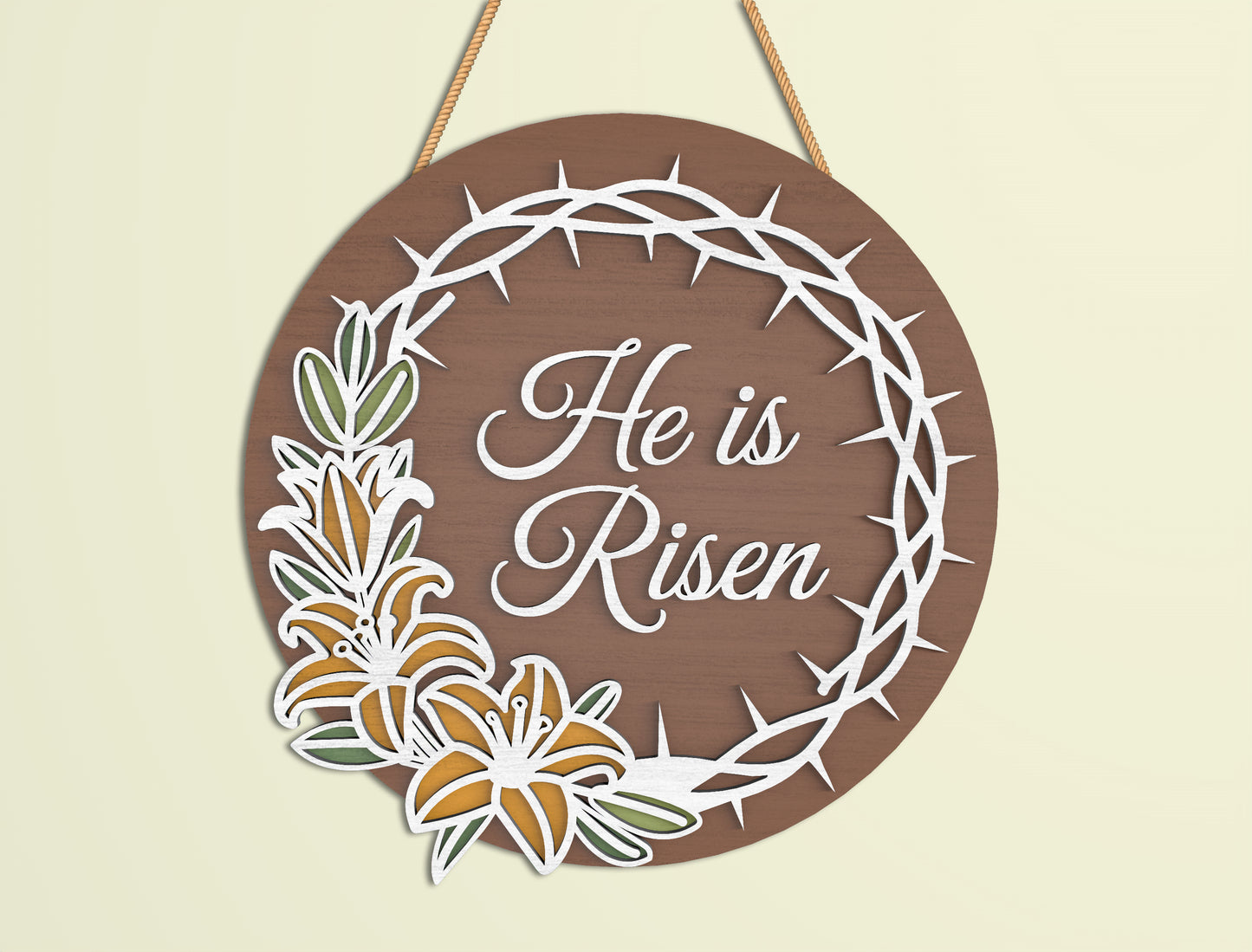 Easter Bunny Door Sign SVG Bundle Cute Bunny Quote for LightBurn