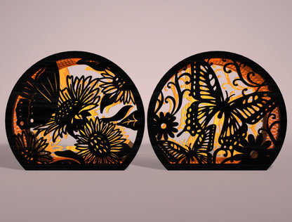 Fairy Lantern SVG Bundle Laser Cut File for Glowforge and LightBurn