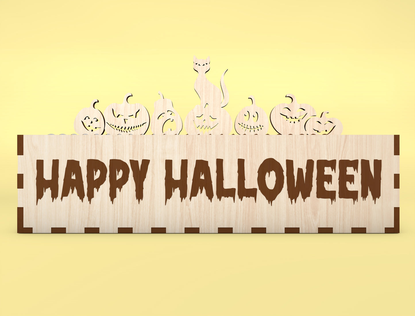 Halloween Countdown Calendar SVG for xTool LightBurn