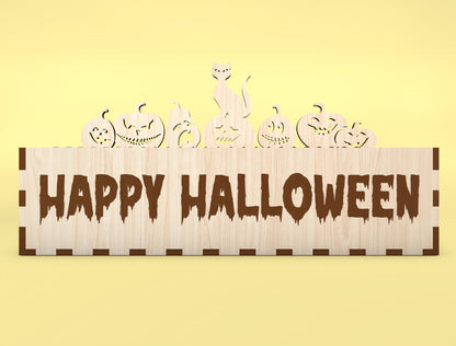 Halloween Countdown Calendar SVG for xTool LightBurn