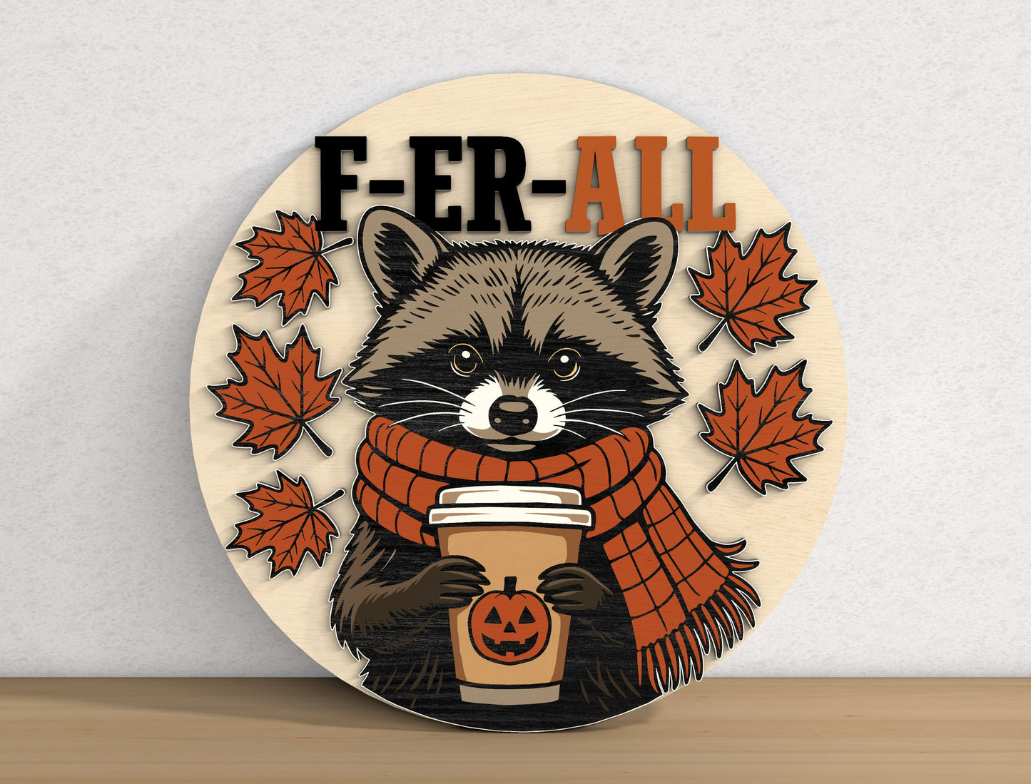 Fall Door Hanger SVG Bundle for Glowforge xTool LightBurn 9 Designs