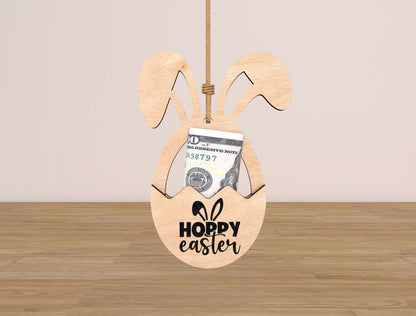 Easter Bunny Money Holder Ornament SVG Bundle for Glowforge and xTool