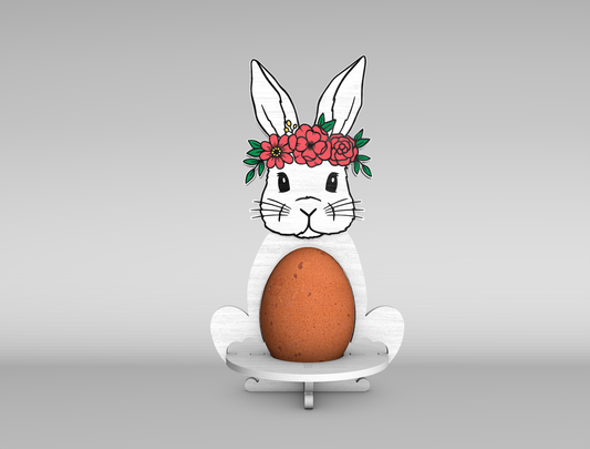 Bunny Egg Holder Stand SVG Easter Tabletop 5 Designs for Glowforge and xTool
