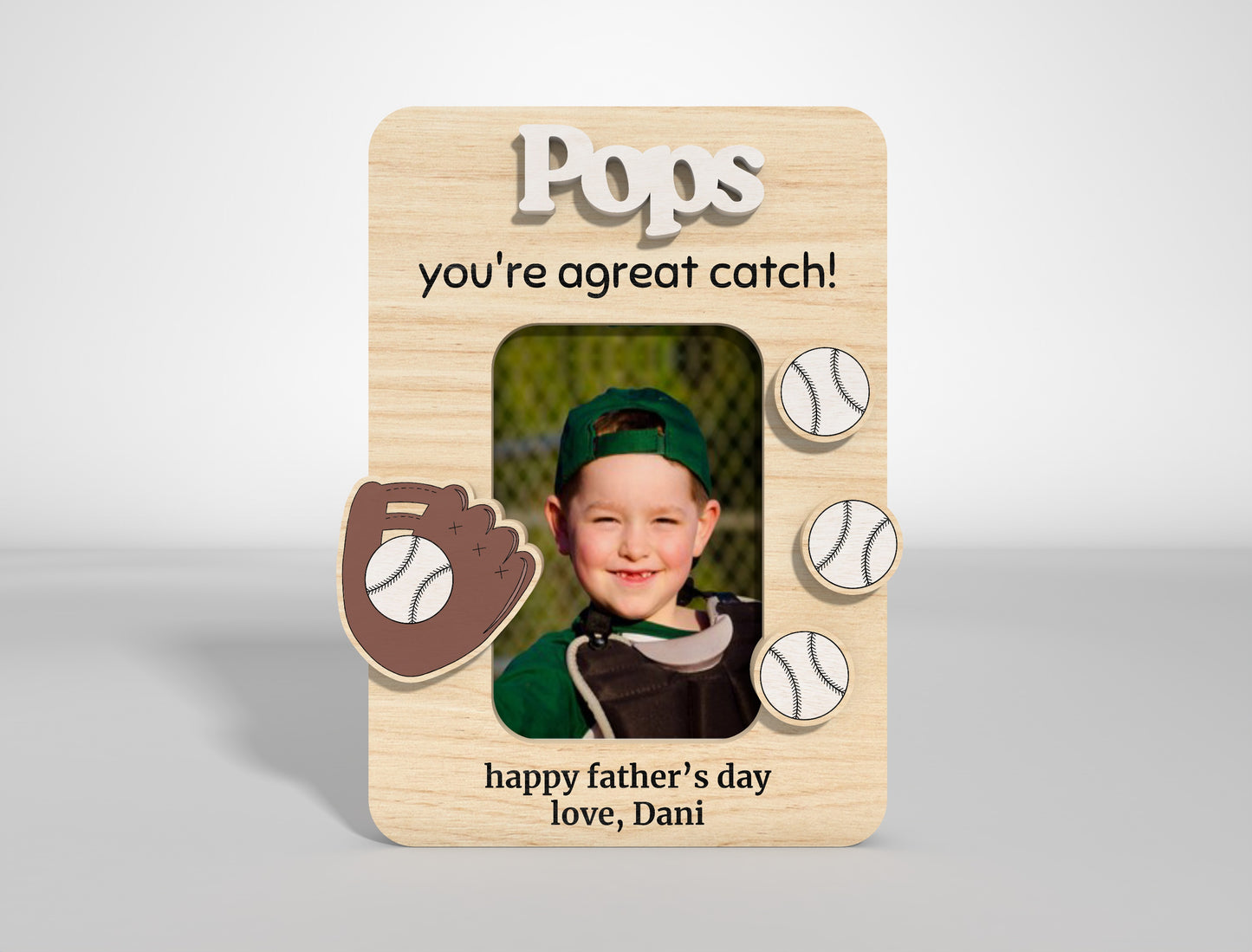 Dad Fridge Photo Magnet SVG Bundle Laser Cut File for xTool and LightBurn